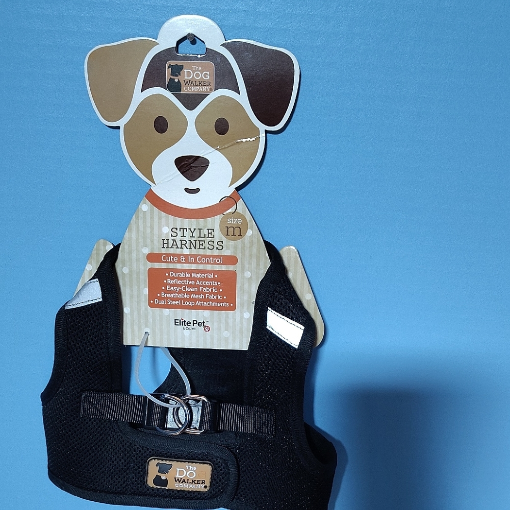 The Dog Walker Company Style Harness with Reflective Safety Features